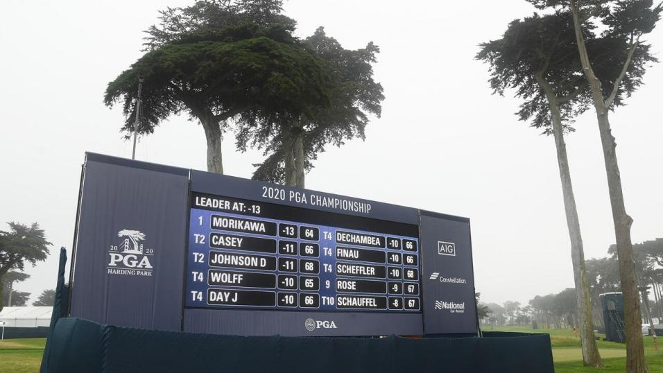 pga tour leaderboard for this weekend